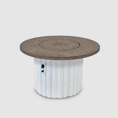The Outdoor GreatRoom 42-Inch Reverie Round Gas Fire Pit Table