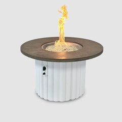 The Outdoor GreatRoom 42-Inch Reverie Round Gas Fire Pit Table