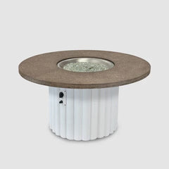 The Outdoor GreatRoom 48-Inch Reverie Round Gas Fire Pit Table