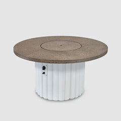 The Outdoor GreatRoom 48-Inch Reverie Round Gas Fire Pit Table