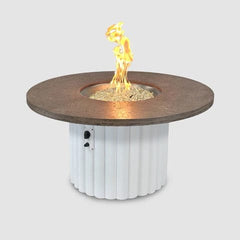 The Outdoor GreatRoom 48-Inch Reverie Round Gas Fire Pit Table