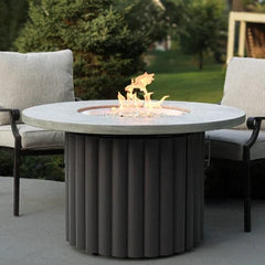The Outdoor GreatRoom 42-Inch Reverie Round Gas Fire Pit Table