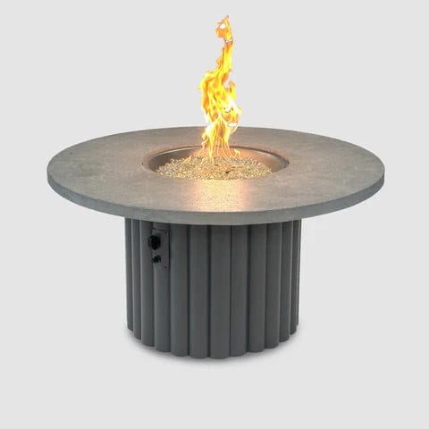 The Outdoor GreatRoom 48-Inch Reverie Round Gas Fire Pit Table