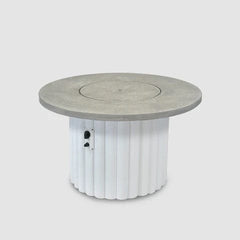 The Outdoor GreatRoom 42-Inch Reverie Round Gas Fire Pit Table
