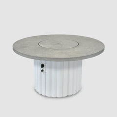 The Outdoor GreatRoom 48-Inch Reverie Round Gas Fire Pit Table