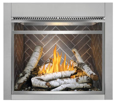 Napoleon RSS36 Riverside Clean Face Stainless Steel Outdoor Gas Fireplace, 36-Inch