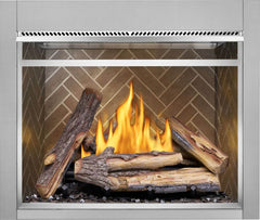 Napoleon RSS42 Riverside Clean Face Stainless Steel Outdoor Gas Fireplace, 42-Inch
