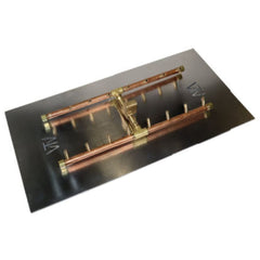 Warming Trends UPKRR Raffinato Specialty Paver Kit with Crossfire H-Style Brass Burner and Rectangular Aluminum Plate