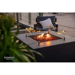 Elementi Plus OFG310 43-Inch Rocky Concrete Fire Table with Hidden Propane Tank