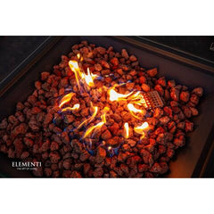 Elementi Plus OFG310 43-Inch Rocky Concrete Fire Table with Hidden Propane Tank