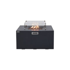 Elementi Plus OFG310 43-Inch Rocky Concrete Fire Table with Hidden Propane Tank