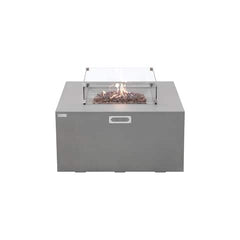 Elementi Plus OFG310 43-Inch Rocky Concrete Fire Table with Hidden Propane Tank