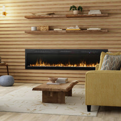Dimplex SEN74 Vital Sense Built-in Linear Fireplace, 74-Inch