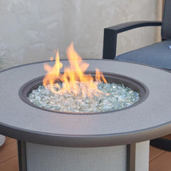 The Outdoor GreatRoom 31.5-Inch Stonefire Round Gas Fire Pit Table