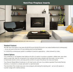 Empire 28" Innsbrook Traditional Vent-Free Gas Fireplace Insert