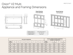 Modern Flames OR52-MULTI-V2 52" Orion Multi V2 Linear LCD Heliovision Electric Fireplace