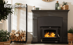 Buck Stove 24-Inch Model 81C Catalytic Wood Burning Stove with Blower Assembly