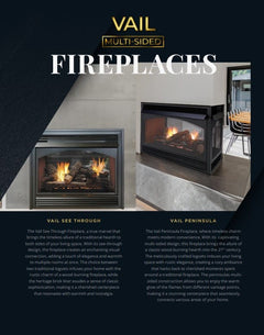 Empire 24" Vail Premium Vent-Free Fireplace with Slope Glaze Burner