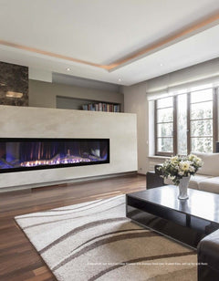 Empire 60" Boulevard Vent-Free Linear Gas Fireplace with Barrier and Remote Control