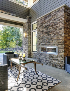 Empire 60" Boulevard Vent-Free Linear Gas Fireplace with Barrier and Remote Control