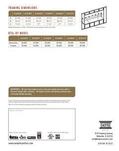 Empire 60" Boulevard Vent-Free Linear Gas Fireplace with Barrier and Remote Control