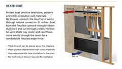 Superior 48-Inch VRL6048 Linear Electronic Ignition Vent-Free Gas Fireplace with Remote and Crushed Glass Media