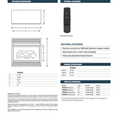 Superior 26-Inch VCM3026 Traditional Vent-Free Gas Fireplace with Ceramic Fiber Log Set