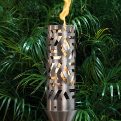 The Outdoor Plus 14" Cubist Stainless Steel Fire Torch