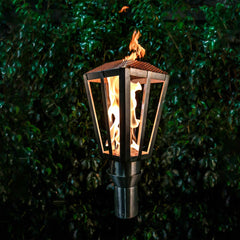 The Outdoor Plus 14" Lantern Stainless Steel Fire Torch