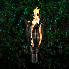 The Outdoor Plus 14" Flower Stainless Steel Fire Torch