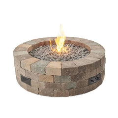 The Outdoor GreatRoom 52-Inch Bronson Block Do-It-Yourself Round Gas Fire Pit Kit