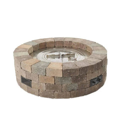 The Outdoor GreatRoom 52-Inch Bronson Block Do-It-Yourself Round Gas Fire Pit Kit