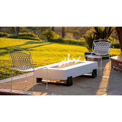 The Outdoor Plus Baja Powder Coat Rectangular Fire Pit