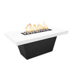 The Outdoor Plus 48" Tacoma Black and White Collection Fire Table