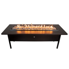 The Outdoor Plus Seashore Powder Coated Metal Fire Table