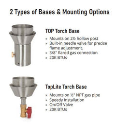 The Outdoor Plus 14" Honeycomb Stainless Steel Fire Torch