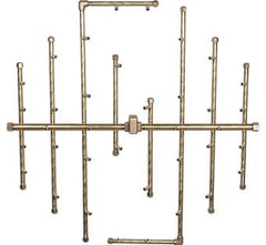 Warming Trends Crossfire 2.0 Universal Original Brass Gas Fire Pit Burner
