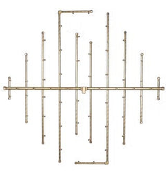 Warming Trends Crossfire 2.0 Universal Original Brass Gas Fire Pit Burner