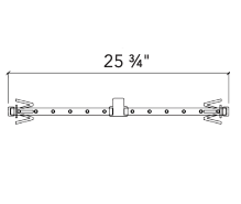 Warming Trends Crossfire 2.0 Universal Linear Brass Gas Fire Pit Burner