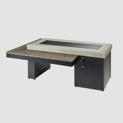 The Outdoor GreatRoom 64.5x48.25-Inch Uptown Linear Gas Fire Pit Table