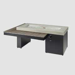 The Outdoor GreatRoom 64.5x48.25-Inch Uptown Linear Gas Fire Pit Table