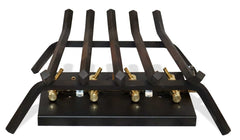 Warming Trends Outdoor Fireplace Kit For 24-Inch Opening With 110K BTU Tree-Style Crossfire 2.0 Brass Burner