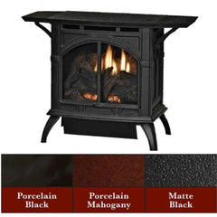 Empire 22" Spirit Deluxe Cast Iron Vent-Free Gas Stove with 10K BTU Contour Burner and Log Set