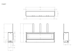 Empire 60" Boulevard Vent-Free Linear Gas Fireplace with Barrier and Remote Control