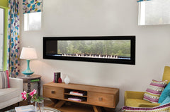 Empire 60" Boulevard Double-Sided Vent-Free Linear Gas Fireplace with Barrier and Remote Control