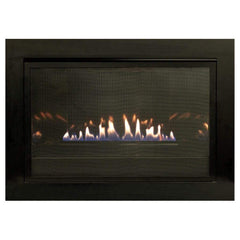 Empire 29" Loft Vent-Free Gas Fireplace Insert with Barrier and Black Liner