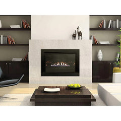 Empire 29" Loft Vent-Free Gas Fireplace Insert with Barrier and Black Liner