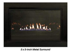 Empire 29" Loft Vent-Free Gas Fireplace Insert with Barrier and Black Liner