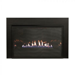 Empire 32" Loft Vent-Free Gas Fireplace Insert with Barrier and Black Liner