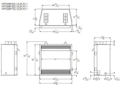 Empire 32" Lincoln Premium Vent-Free Gas Fireplace with Slope Glaze Burner